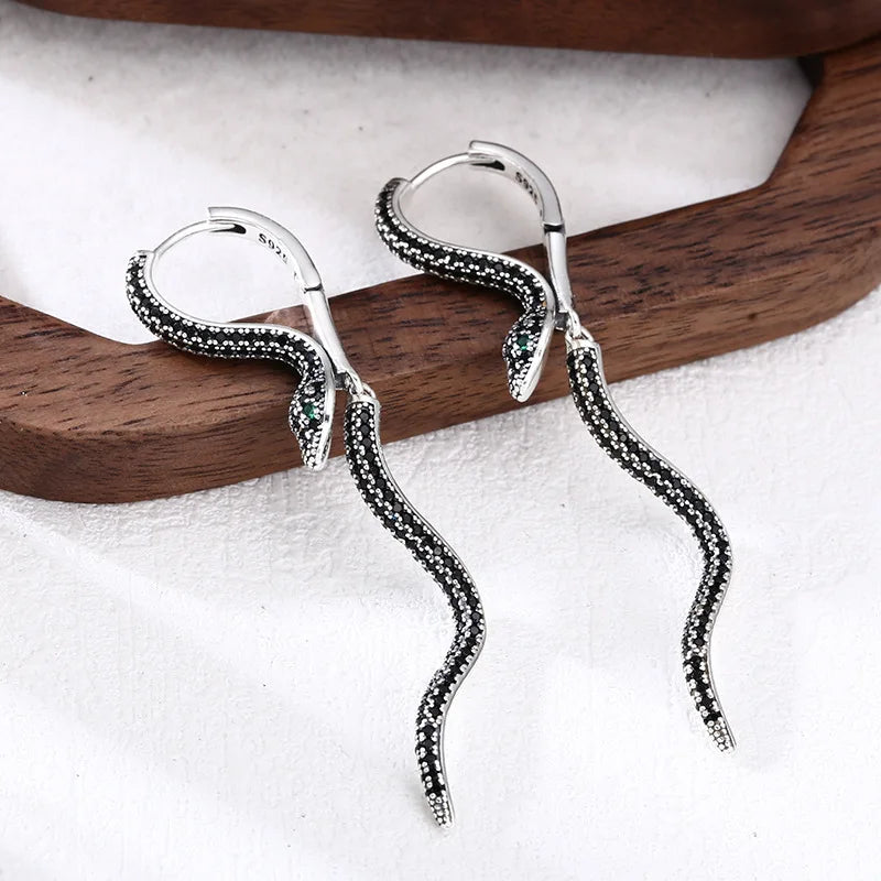 925 Sterling Silver Star Moon Earrings