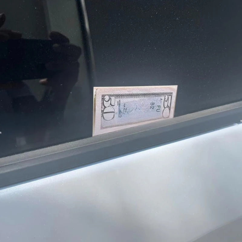 $50 Bill Parking Prank Cards