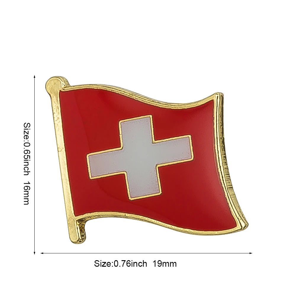 Countries Flag Lapel Pin