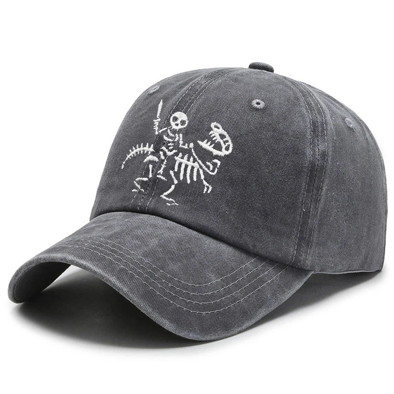 Skeleton Knight And Dragon Cap