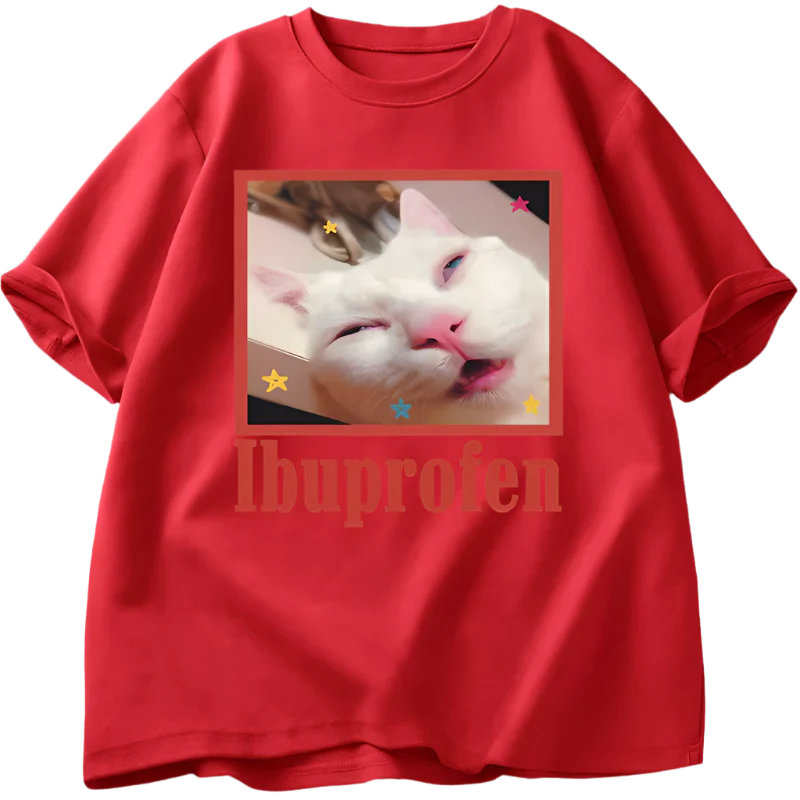Ibuprofen Cat Tee
