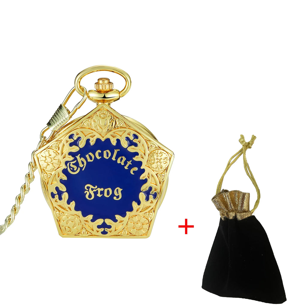 Chocolate Frog Quartz Pocket Watch