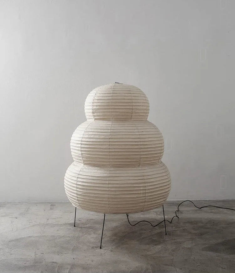 Japanese Akari Wabi-sabi Rice Paper Table Lamp