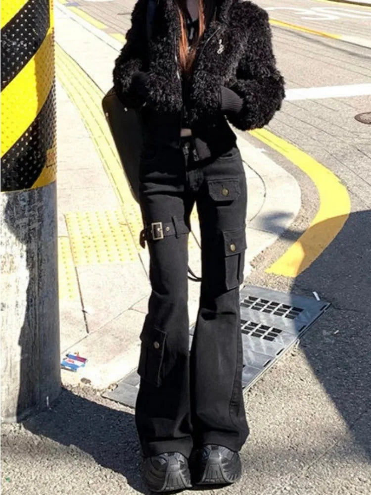 Gothic Dark Style Slim Jeans