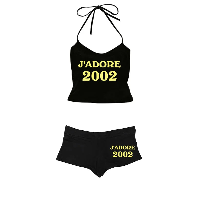 J'Adore 2002 Cami Top & Shorts