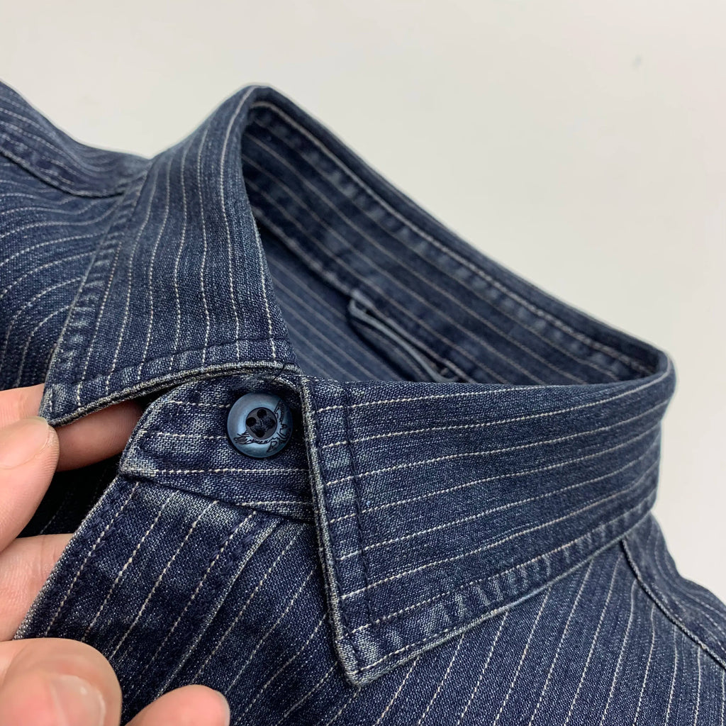 Japanese Denim Heavyweight Pure Cotton Work Shirt