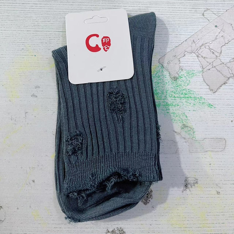 Distressed Hobo Socks