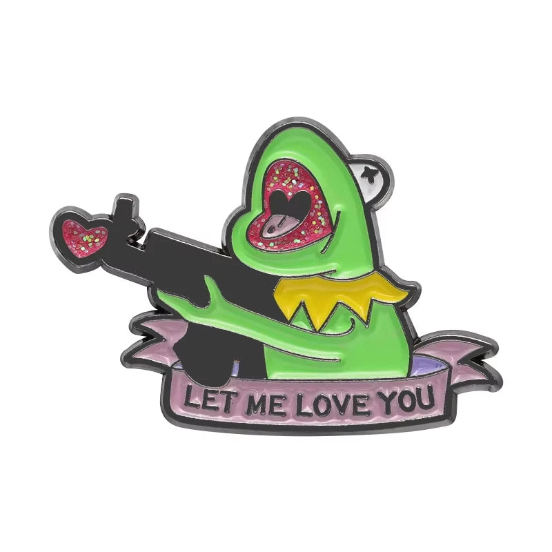 Kermit And A Gun Pin