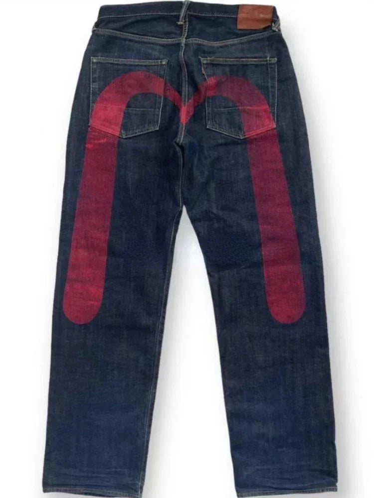 Dice Embroidered Evisu Jeans