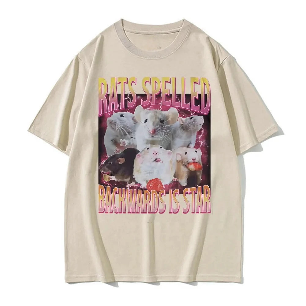 Rats Spelled Backwards Is Star Tee