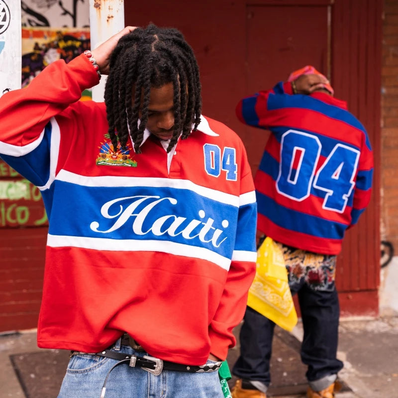 Haiti Embroidered Polo Shirt