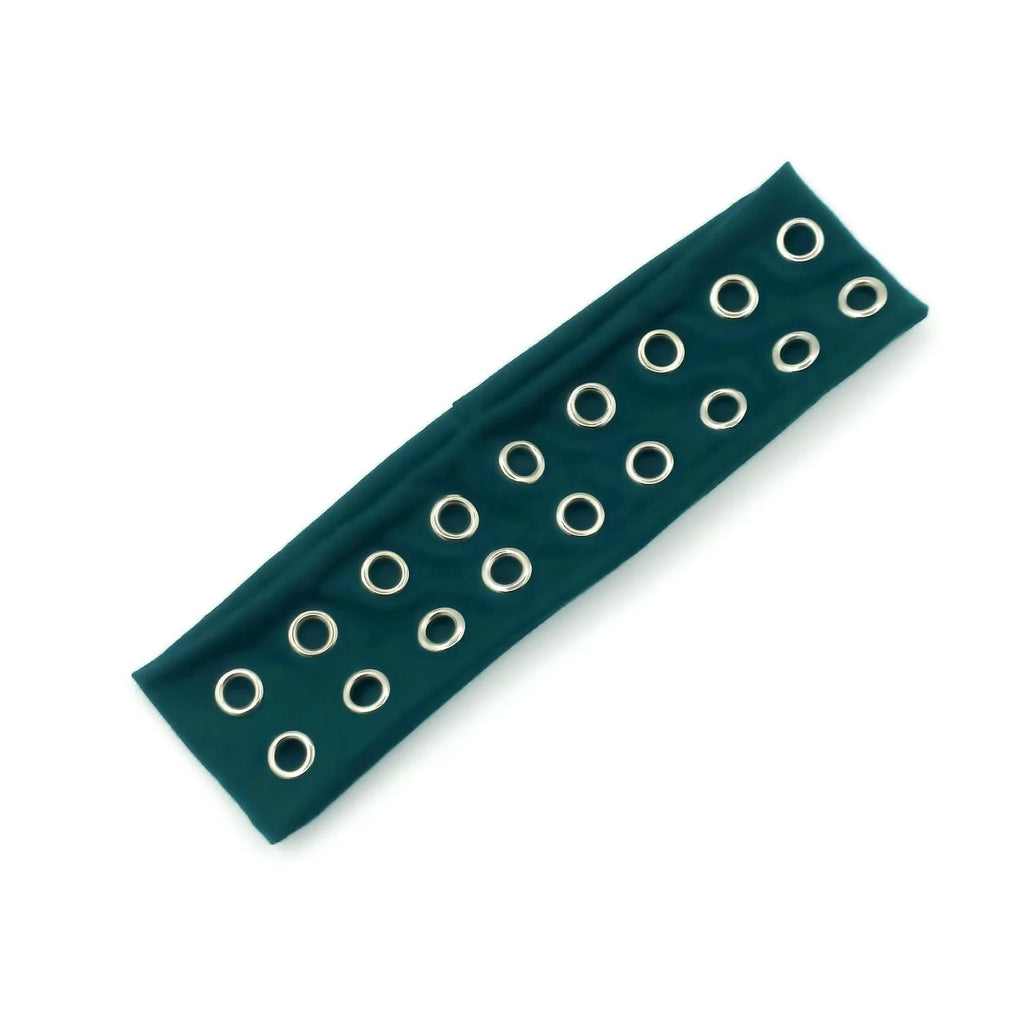 Hollowed Out Eyelets Wide Headband