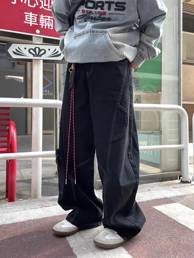 Japanese Structued Baggy Cargo Pants