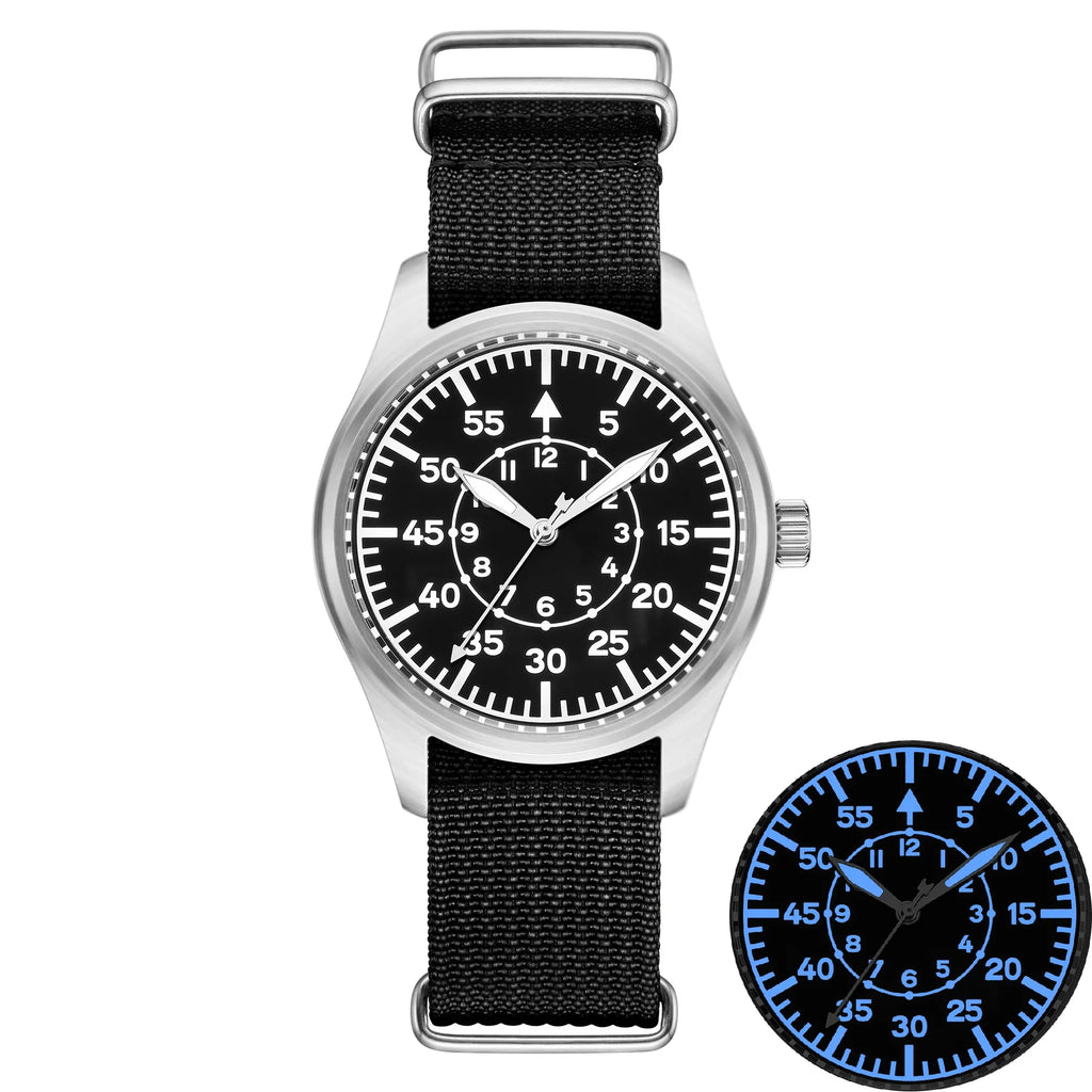 Stainless Steel Vintage Pilot watch