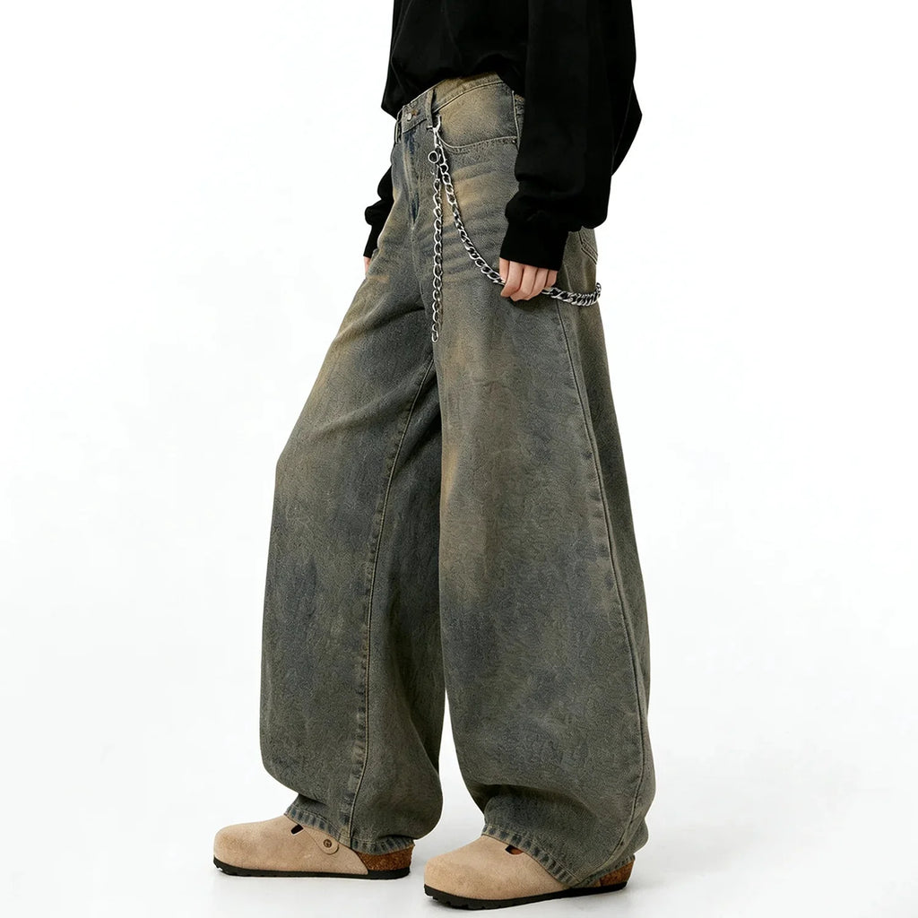 Retro Baggy Wide Leg Jeans