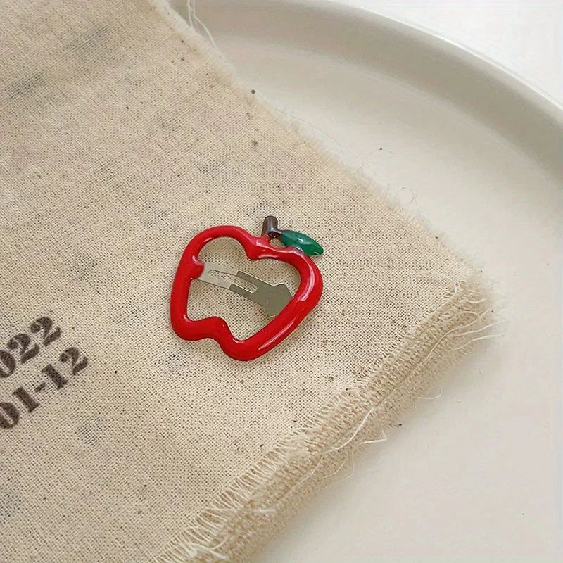 Hollow Apple Hair Clip
