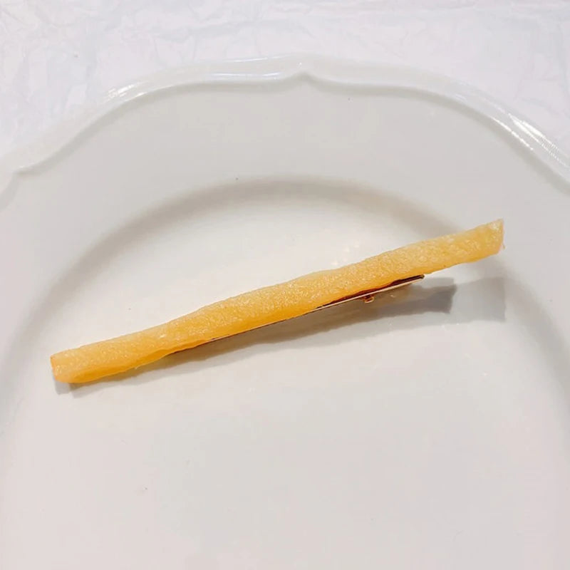 French Fries Hair Clips