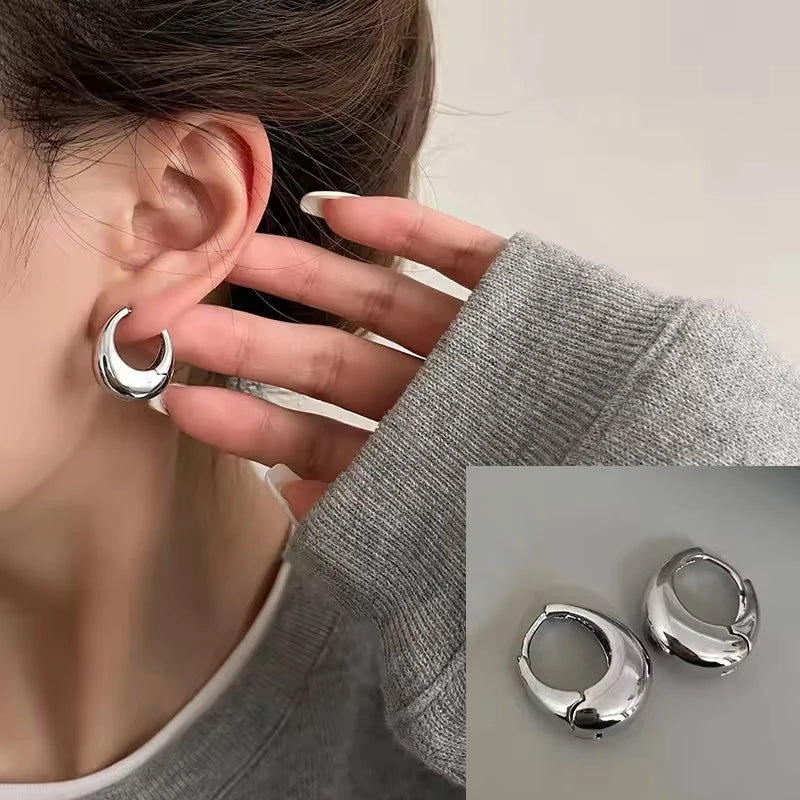 925 Sterling Silver Star Moon Earrings