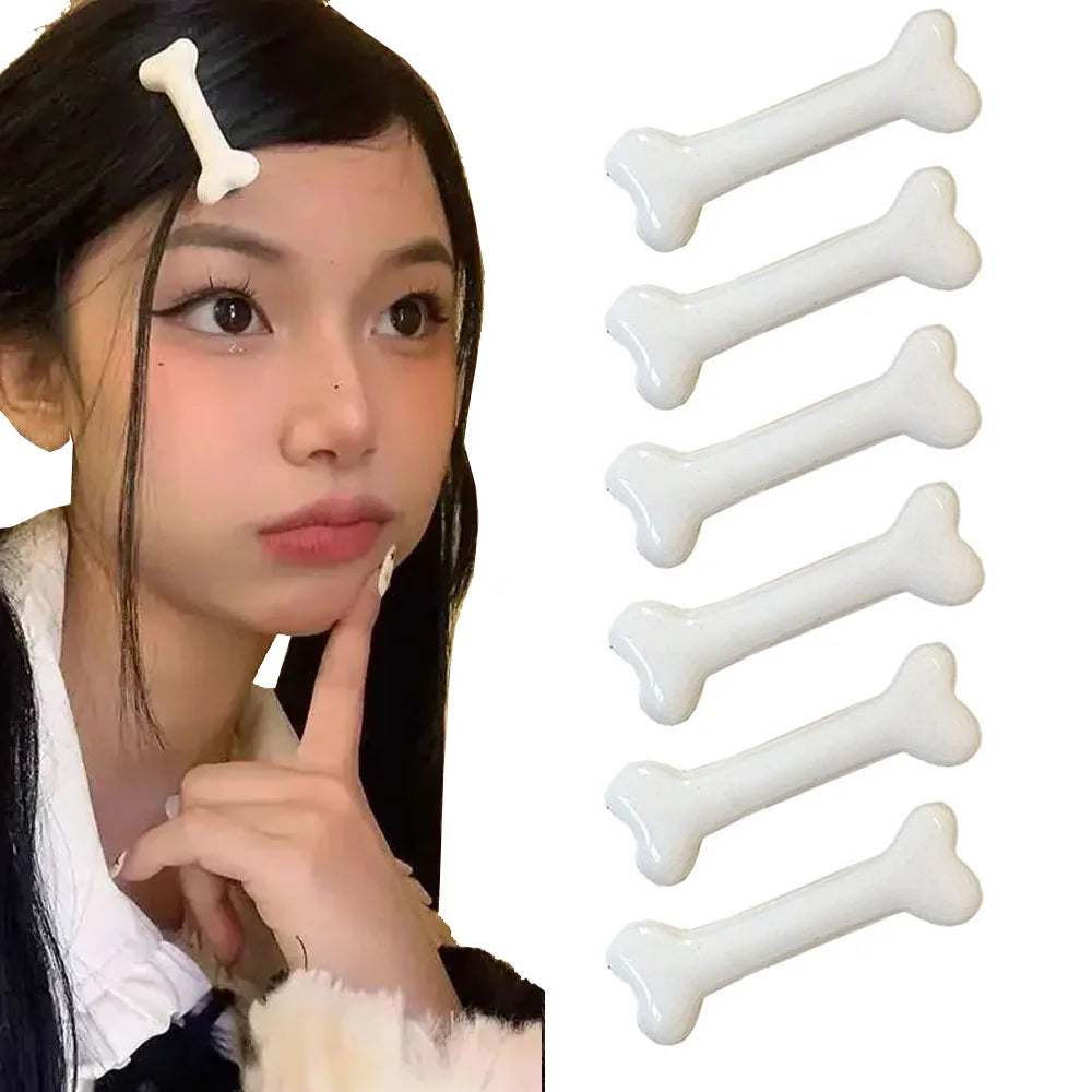 White Bone Hair Clip
