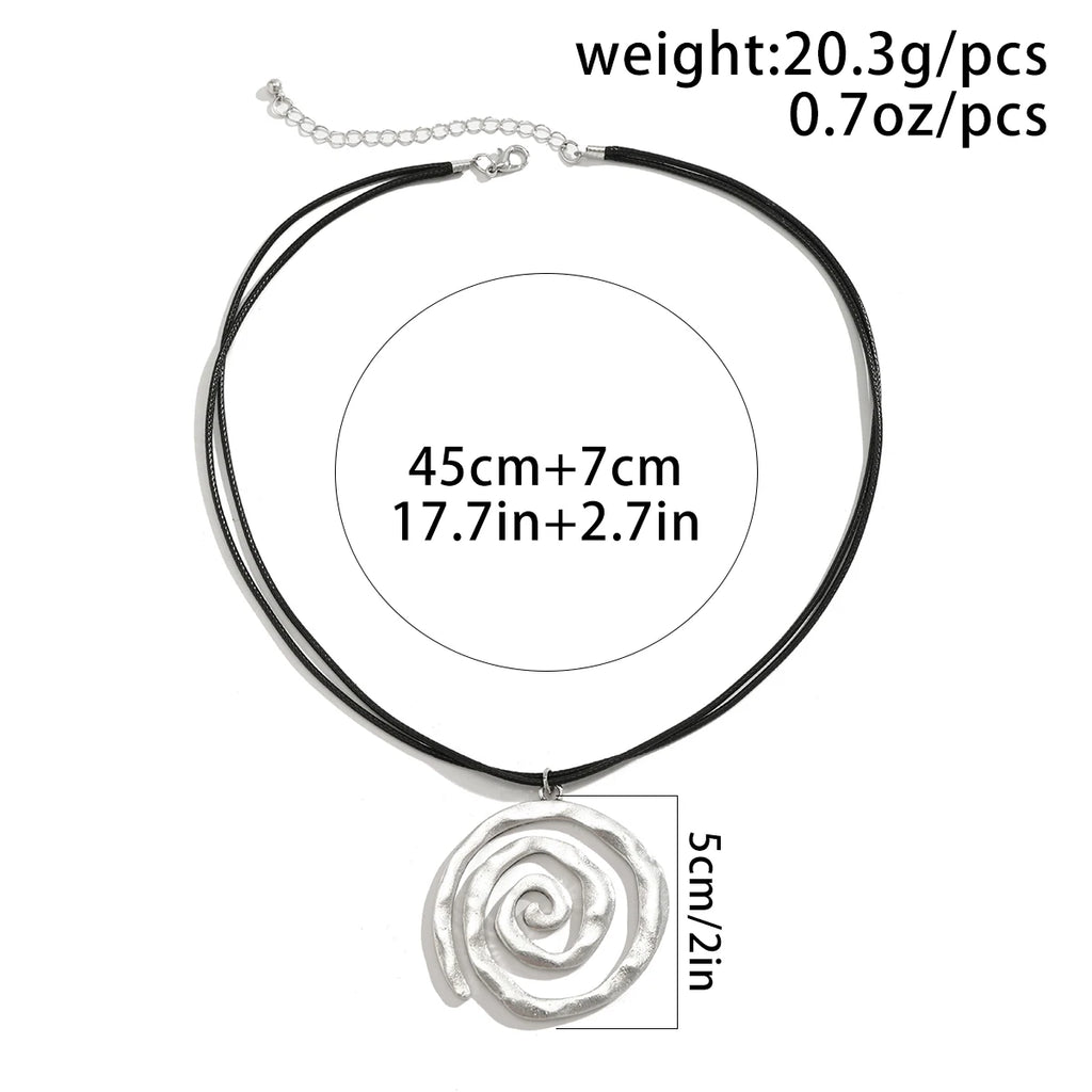 Spiral Conch Pendant Necklace