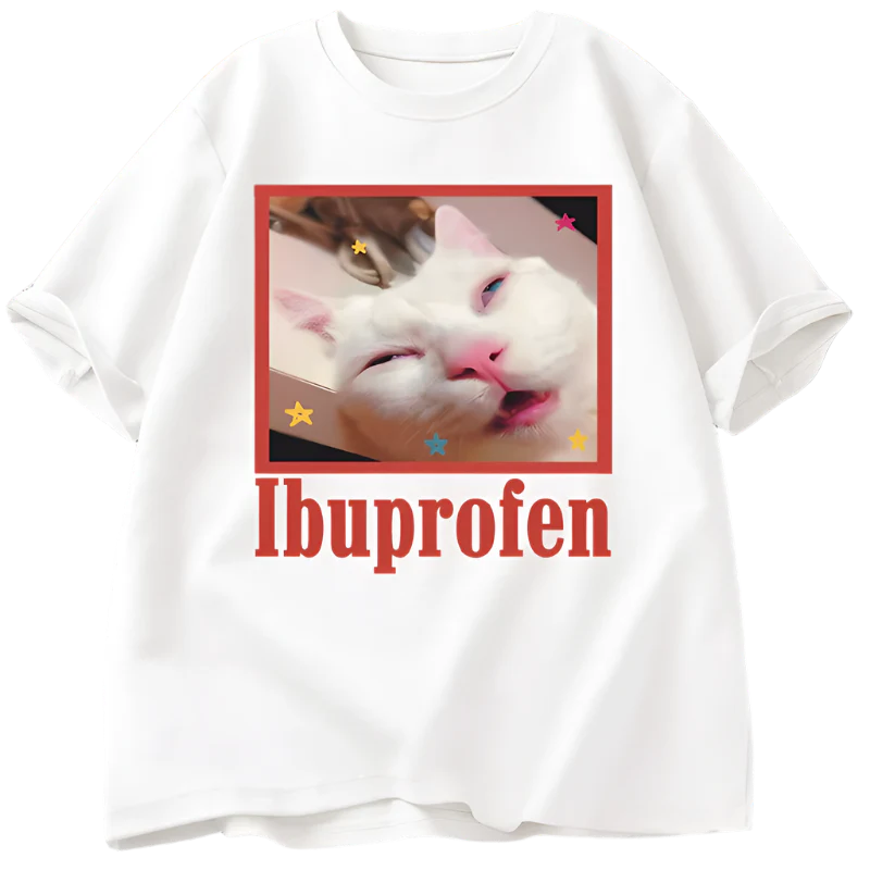 Ibuprofen Cat Tee