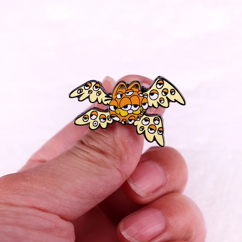 Seraph Biblical Angel Garfield Pin