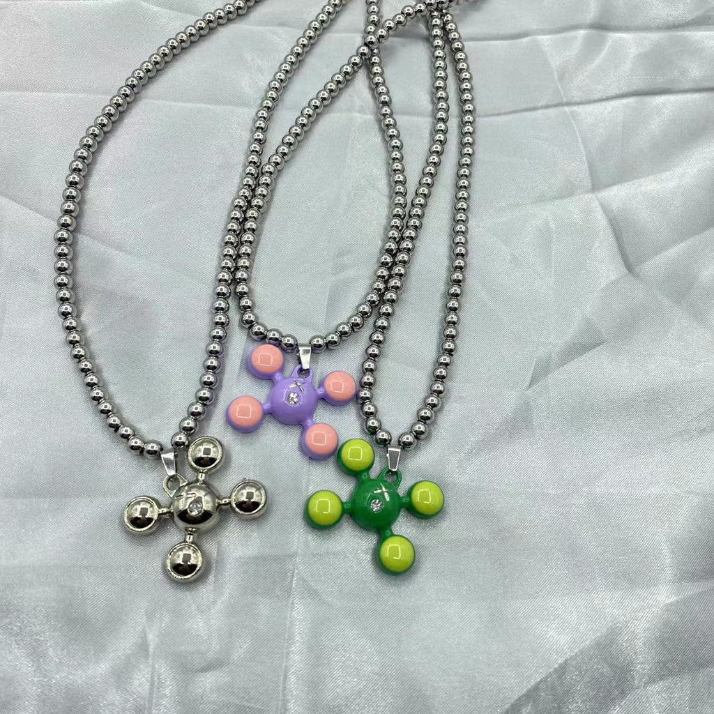 Bubble X Necklace