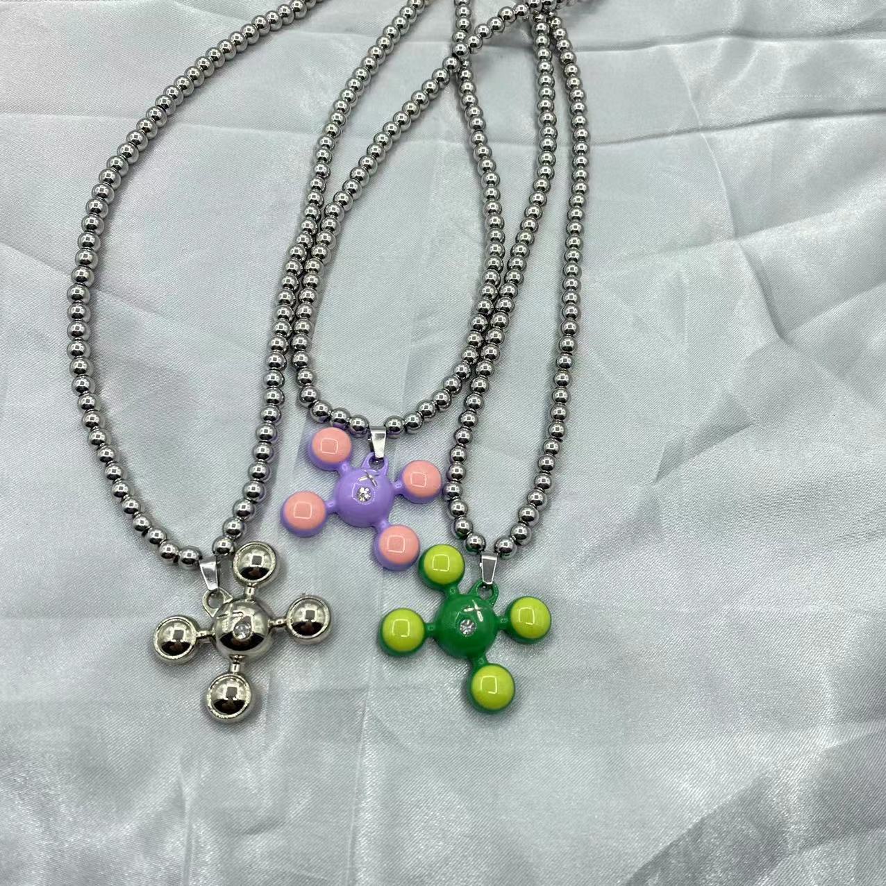 Bubble X Necklace