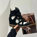 Genuine Leather Marant Wedge Heel Sneakers