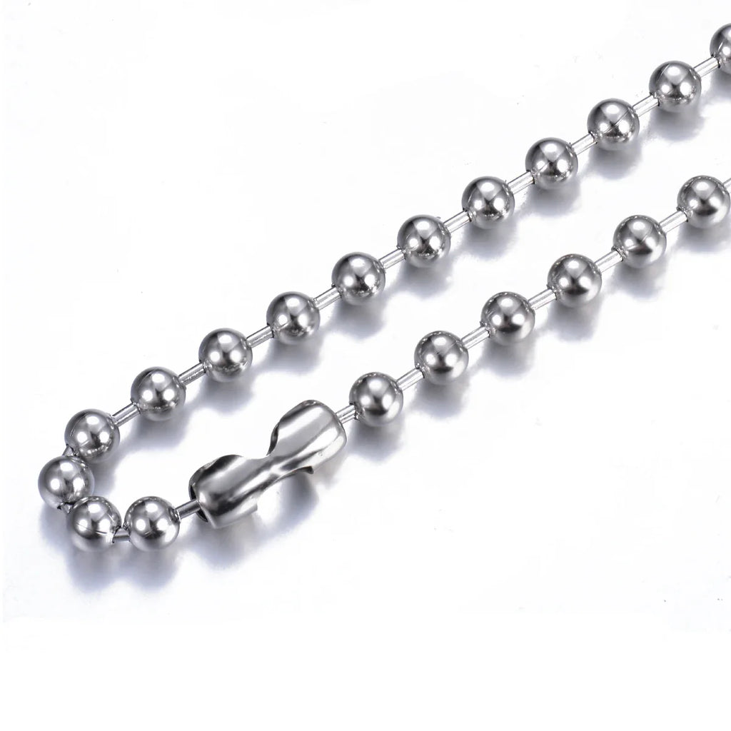 5pcs/lot 1.2mm-10mm Stainless Steel Ball Chain
