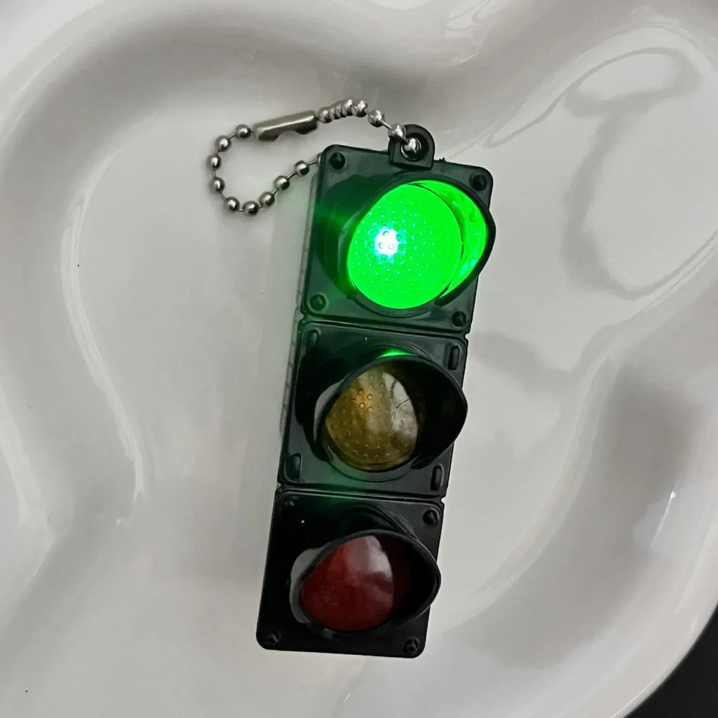 Traffic Light Keychain
