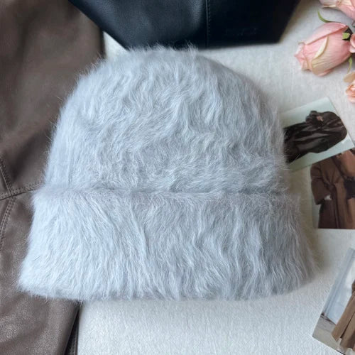 Rabbit Fur Beanies