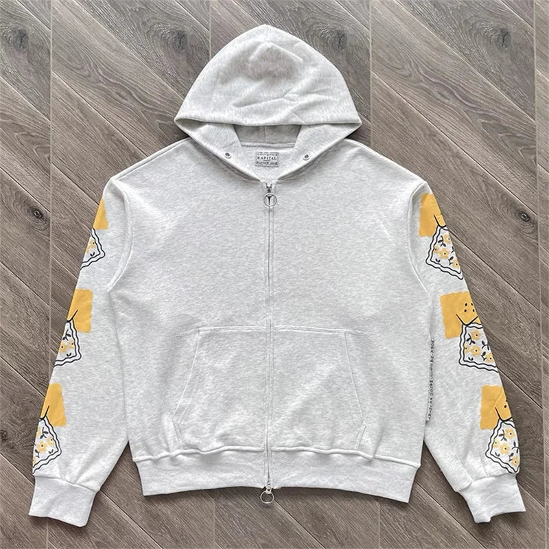 Kapital Kountry Casual Zipper Hoodie