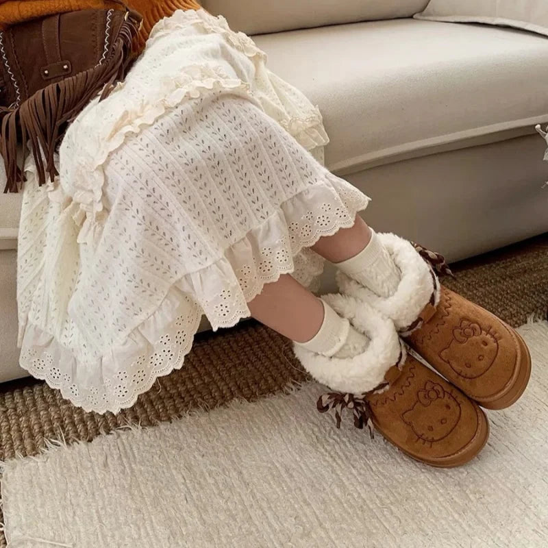 Hello Kitty Snow Sherpa Boots