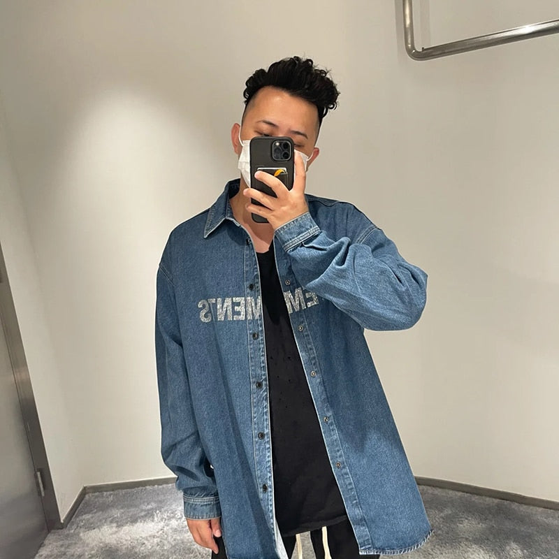 VETEMENTS Oversized Denim Jacket