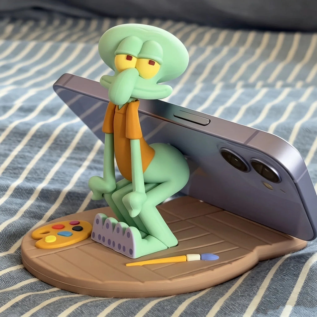 Squidward Phone Holder
