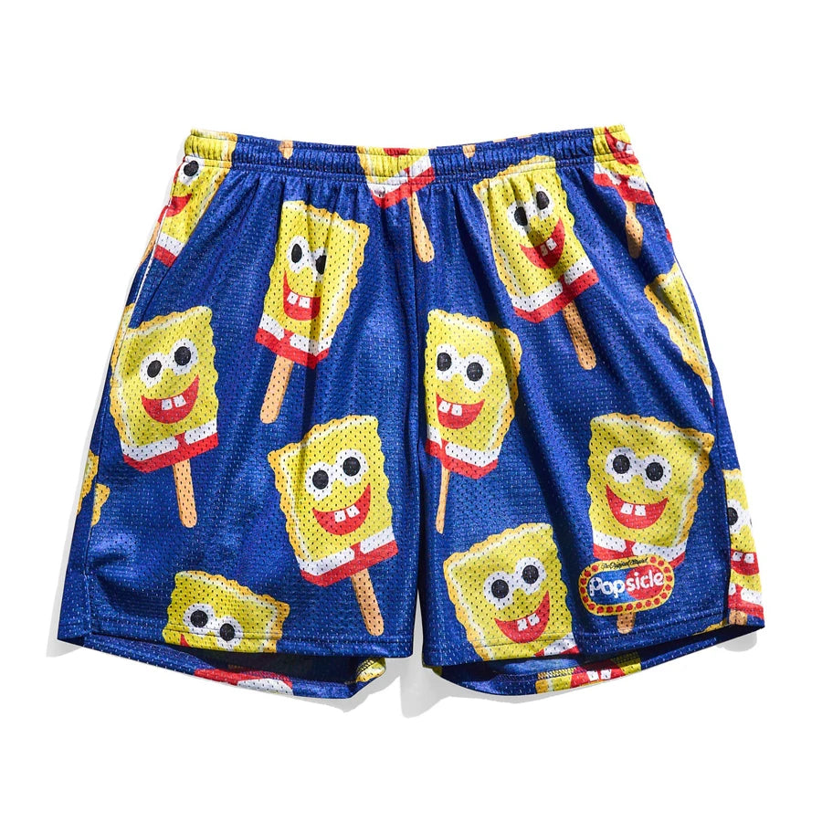 SpongeBob Ice Cream Bar Beach Shorts