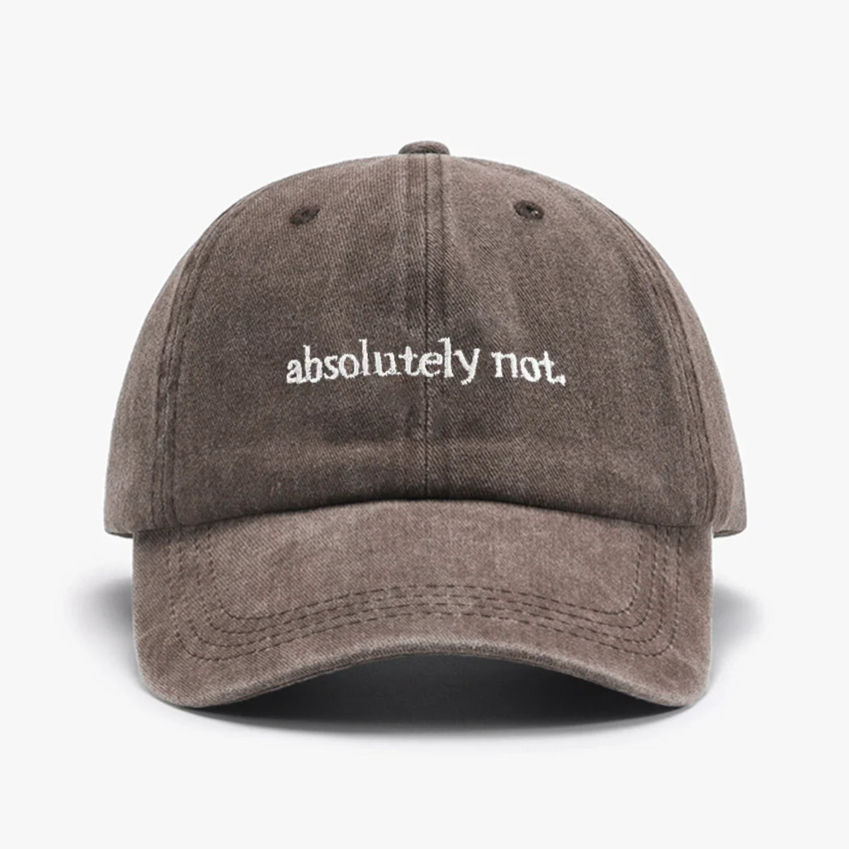 Absolutely Not Embroidery Hat