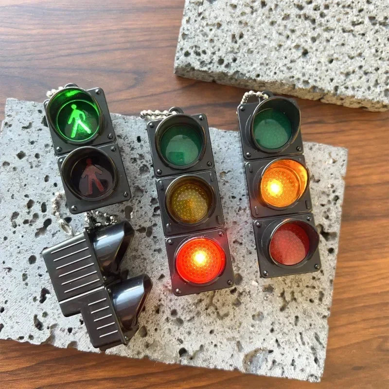 Traffic Light Keychain