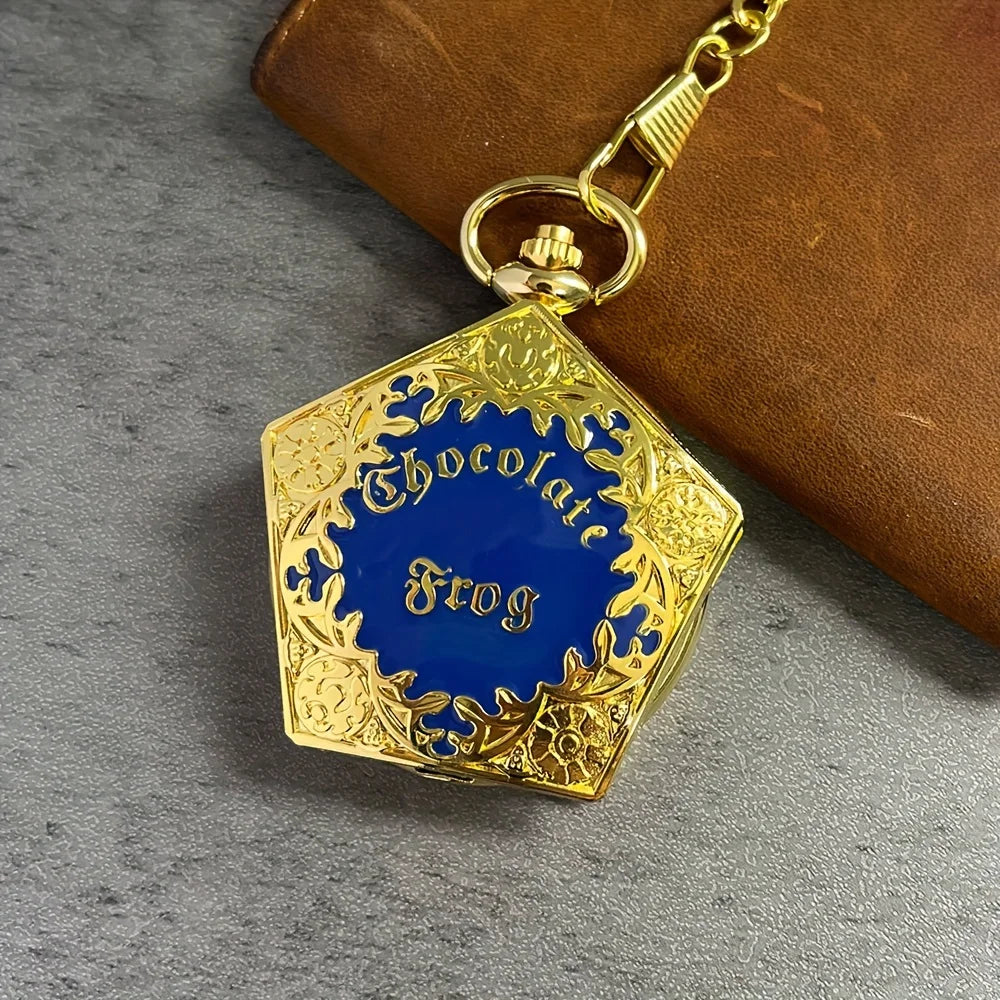 Chocolate Frog Quartz Pocket Watch