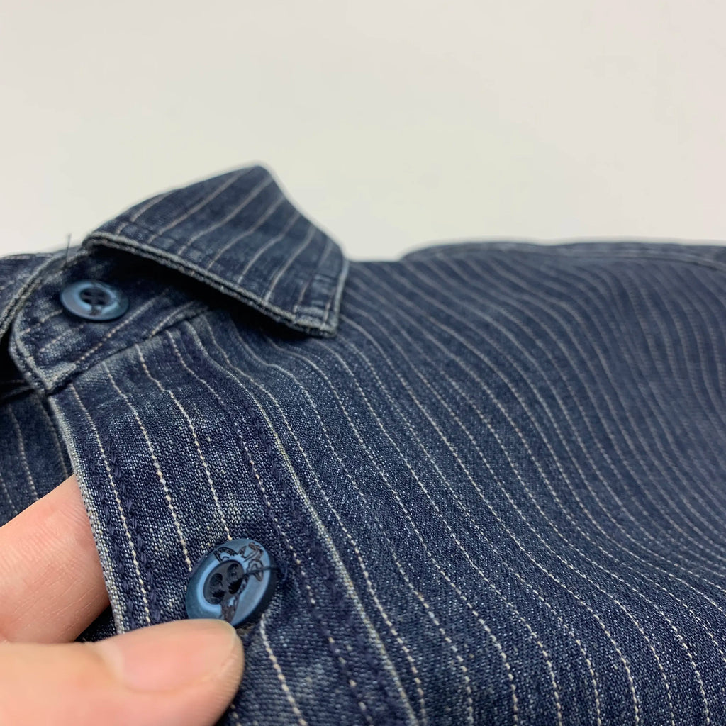 Japanese Denim Heavyweight Pure Cotton Work Shirt