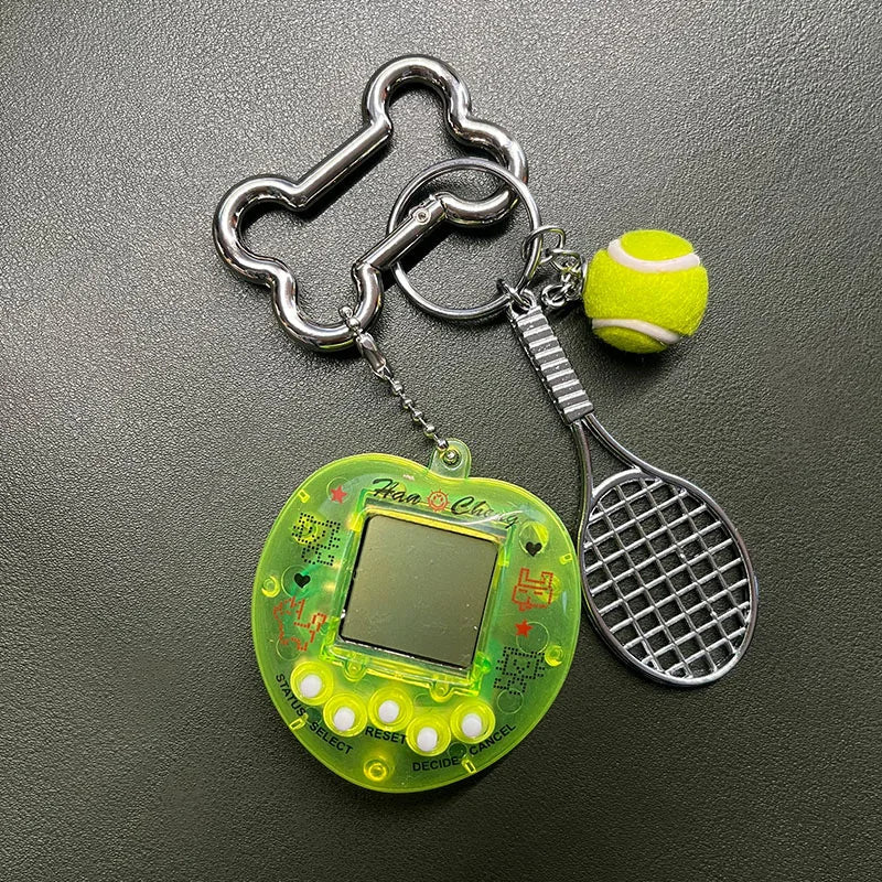 Tamagachi Charm Keychain