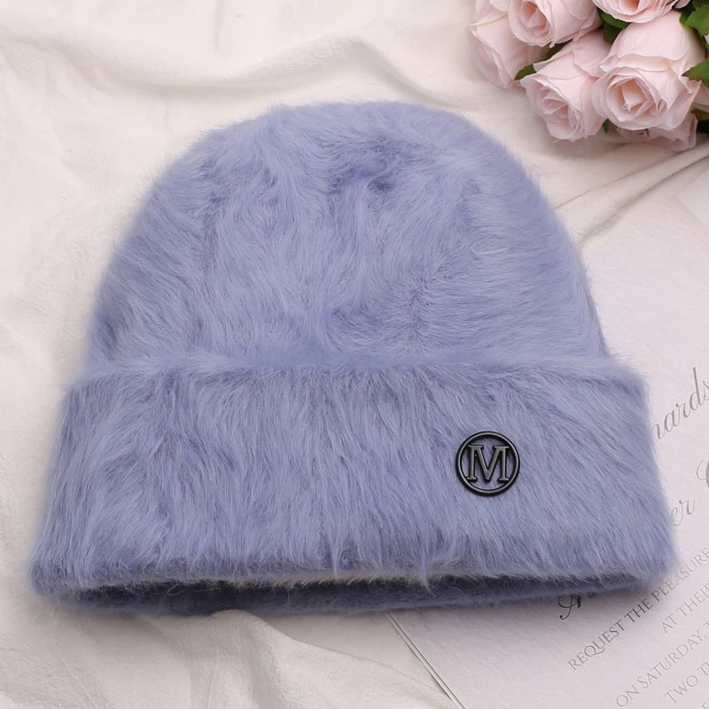 Rabbit Fur Beanies