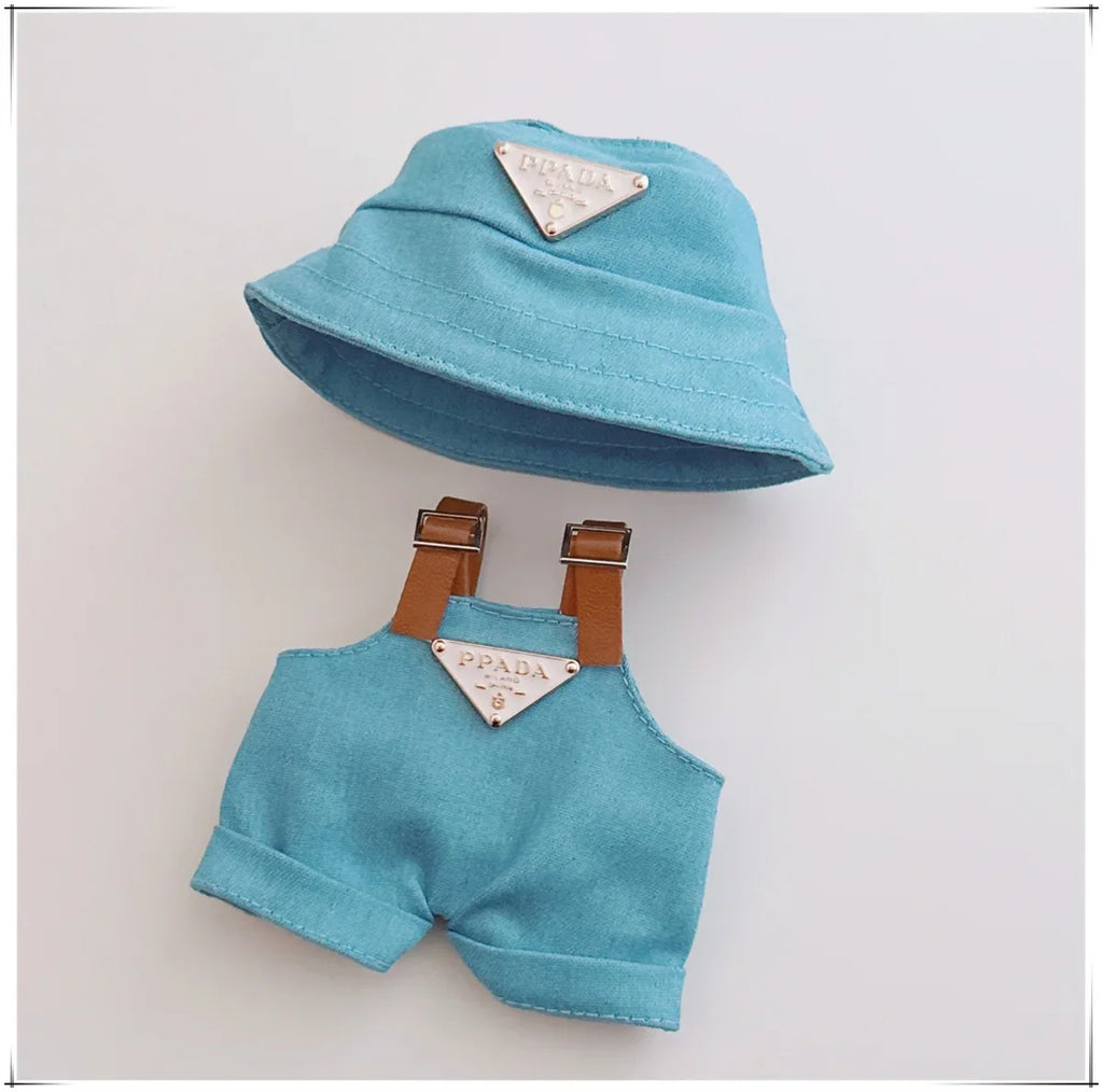 17 cm mini LABUBU Prada Clothes (Doll Not Included)