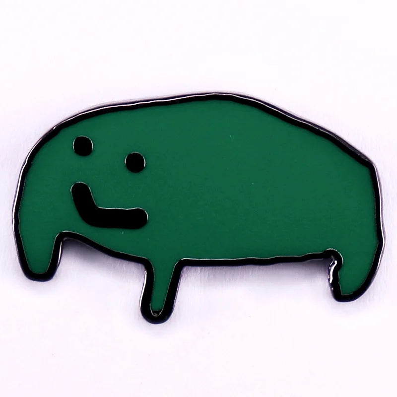 Sad Little Frog Enamel Pin