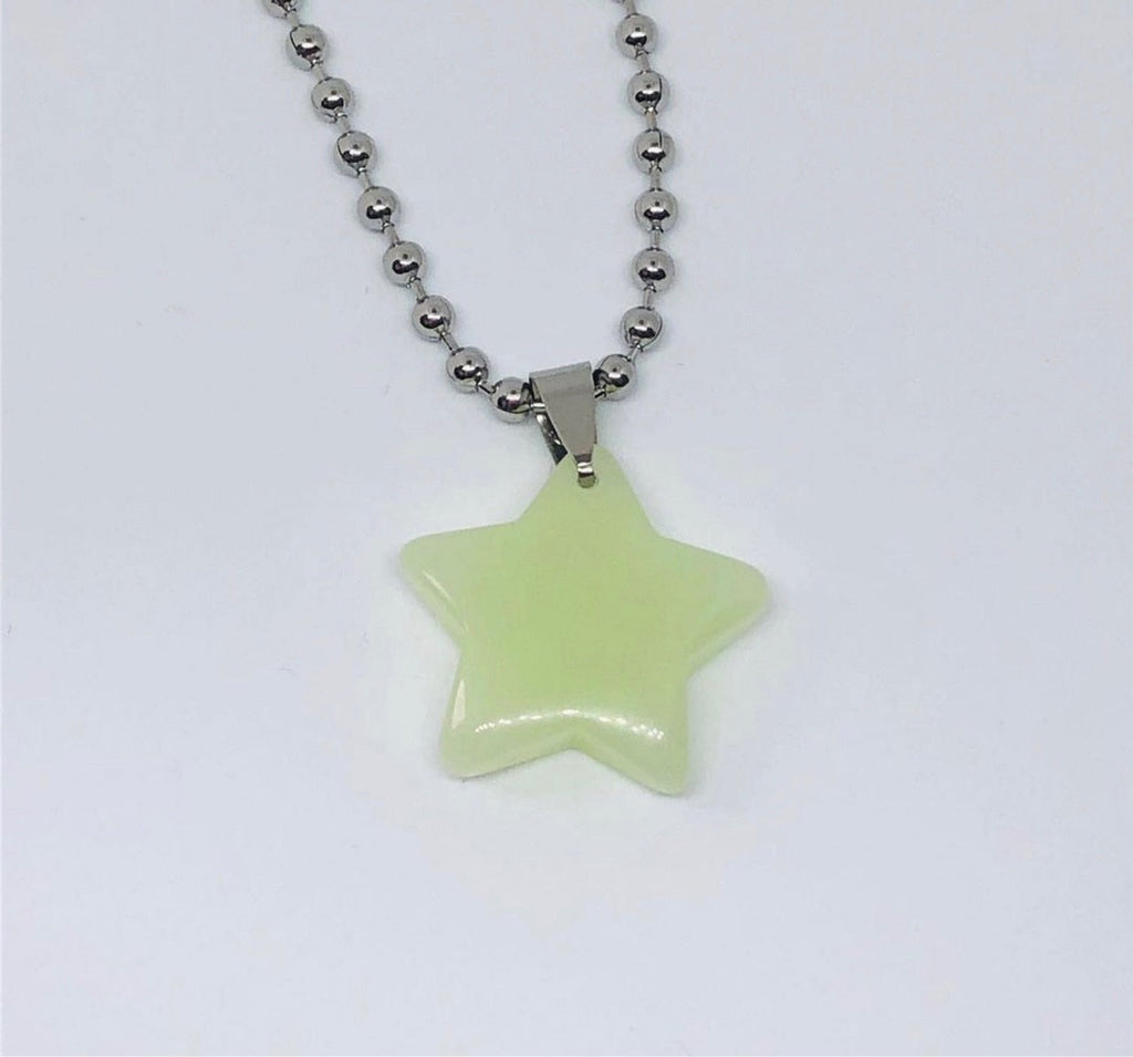 Glow In The Dark Star Necklace
