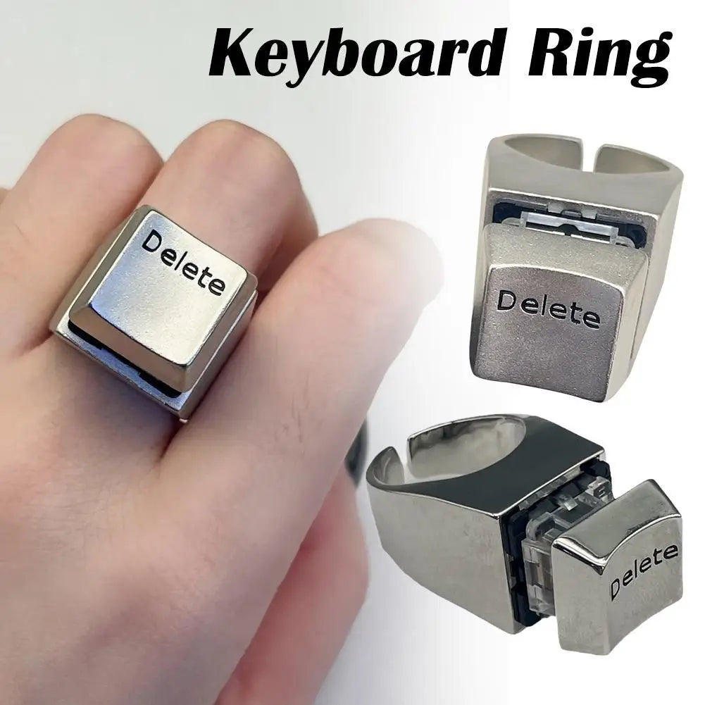 Clickable Delete Button Ring