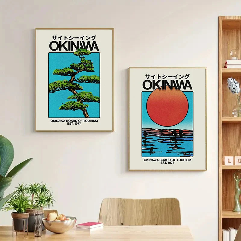 Japanese Okinawa Canvas Posters