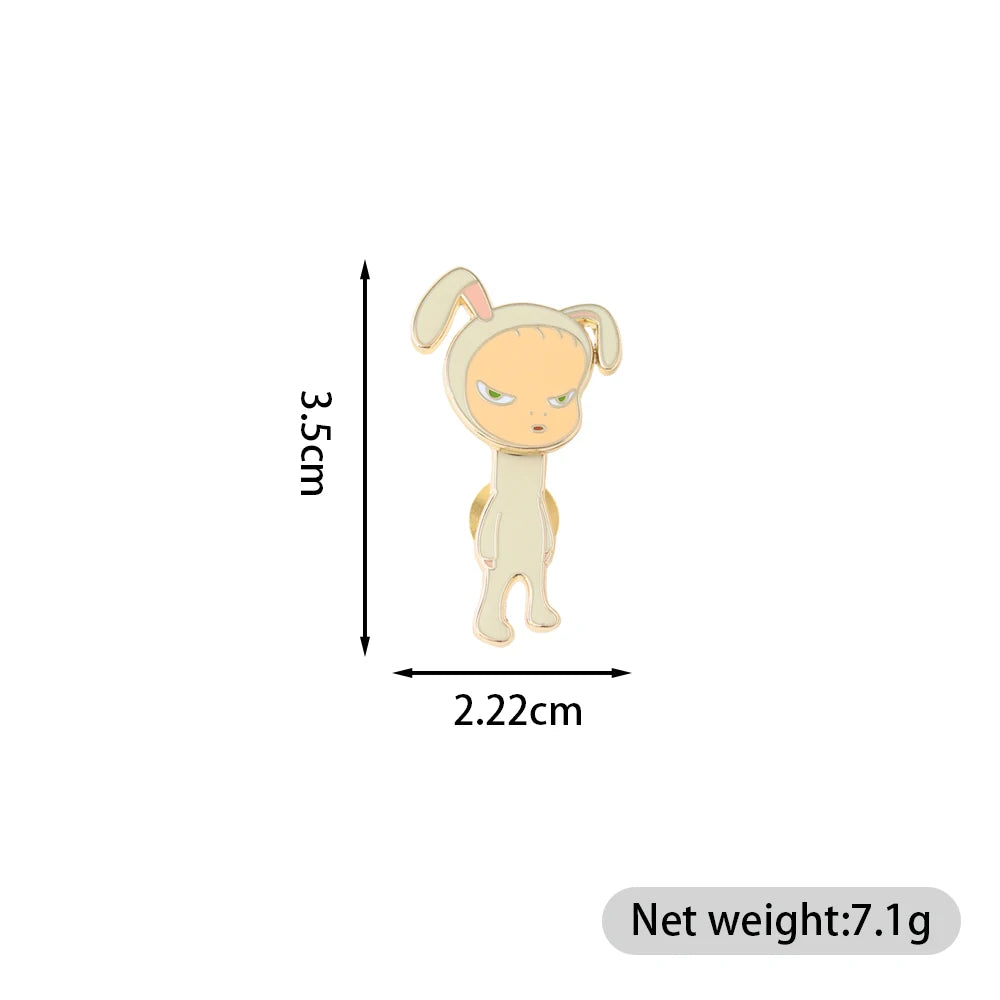 Yoshitomo Nara Rabbit Pin