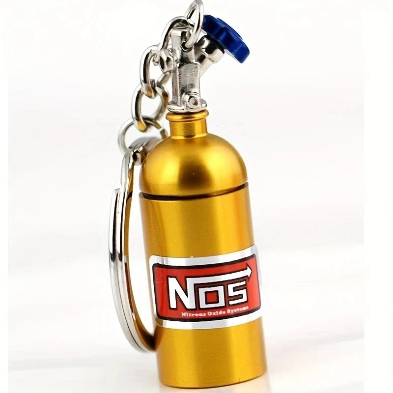 Nitrogen Bottle NOS Keychain